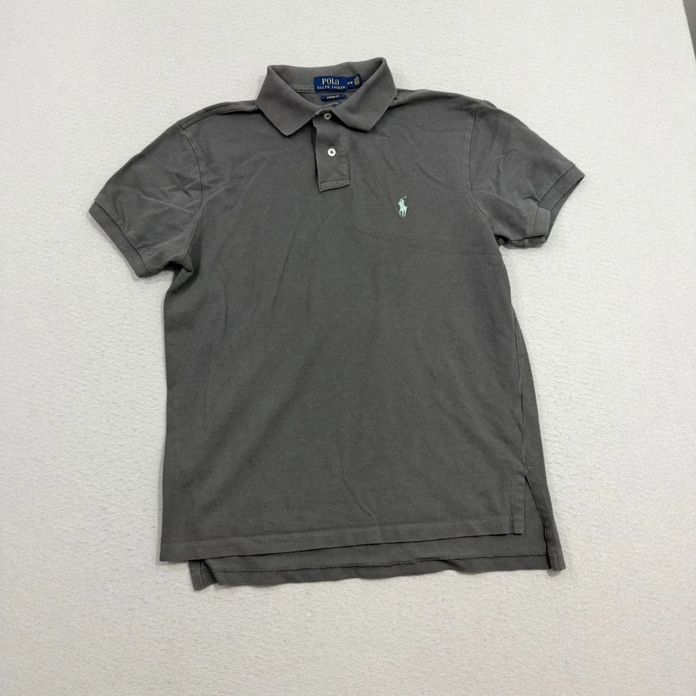 Polo Ralph Lauren Shirt Medium Polo Custom Fit Short Sleeve Pony Logo Cotton